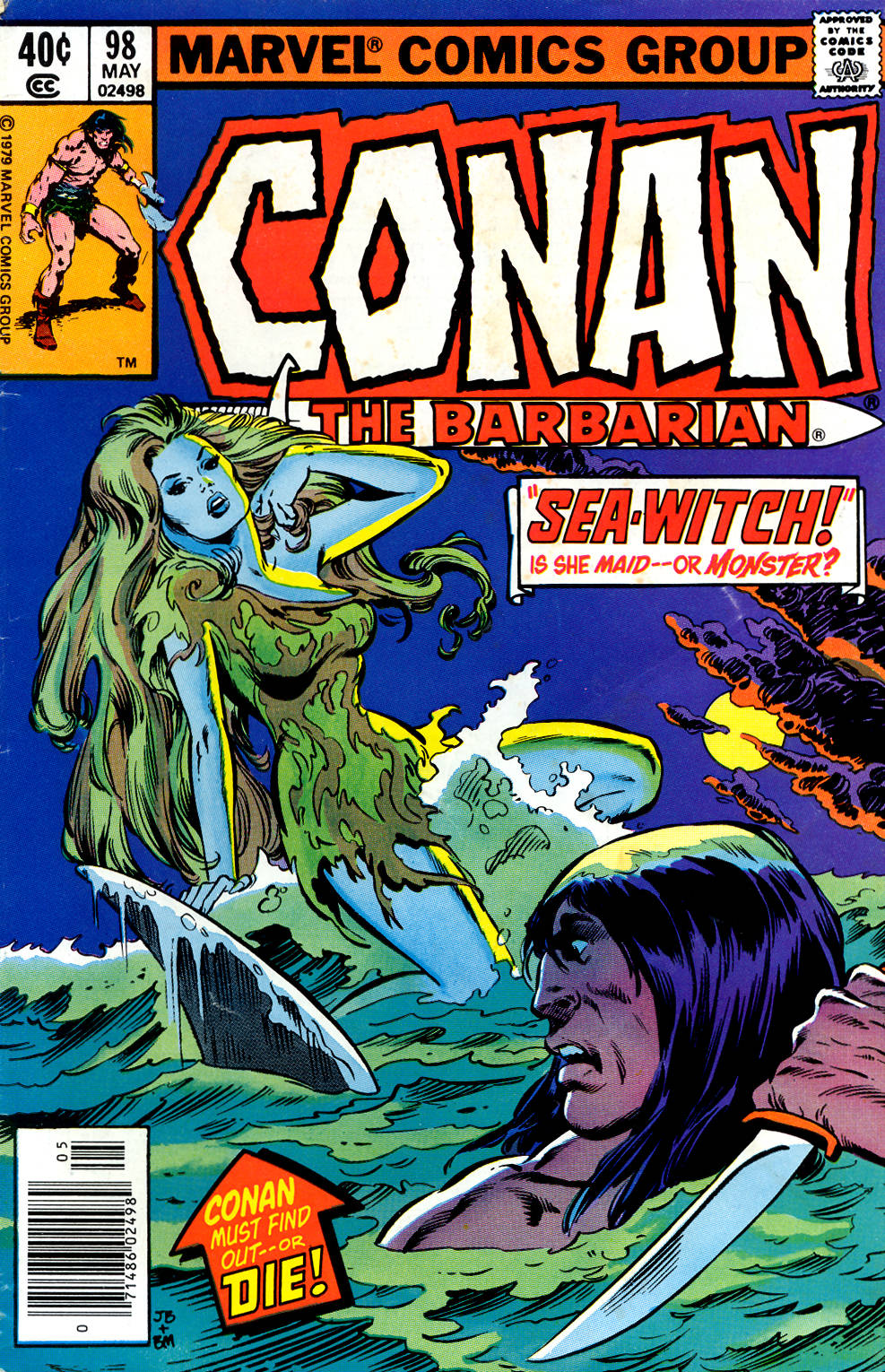 Read online Conan the Barbarian (1970) comic -  Issue #98 - 1