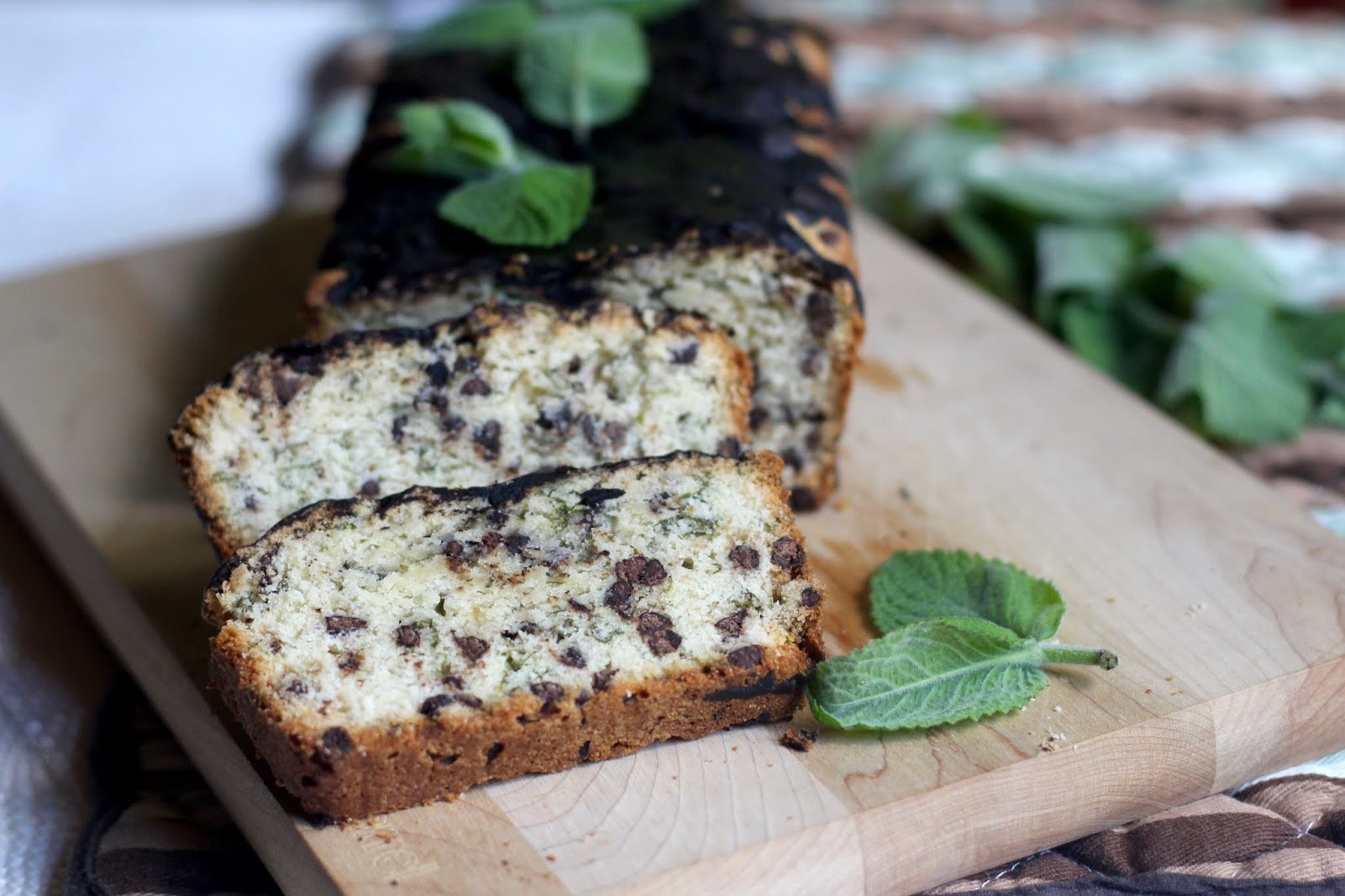 Spearmint Chocolate Chip Quick Bread Diary of a Mad Hausfrau