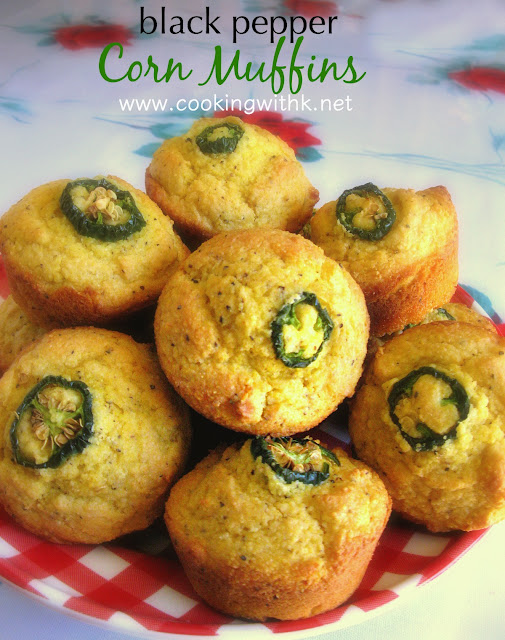 Black Pepper Corn Muffins