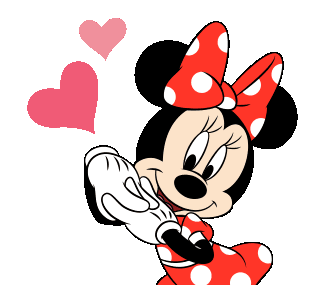 LINE Official Stickers - Minnie Mouse Animated Stickers Example with