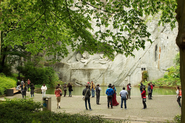 wisata, The lion monument,Lucerne,switzerland,Eropa