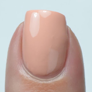 peachy nude nail polish