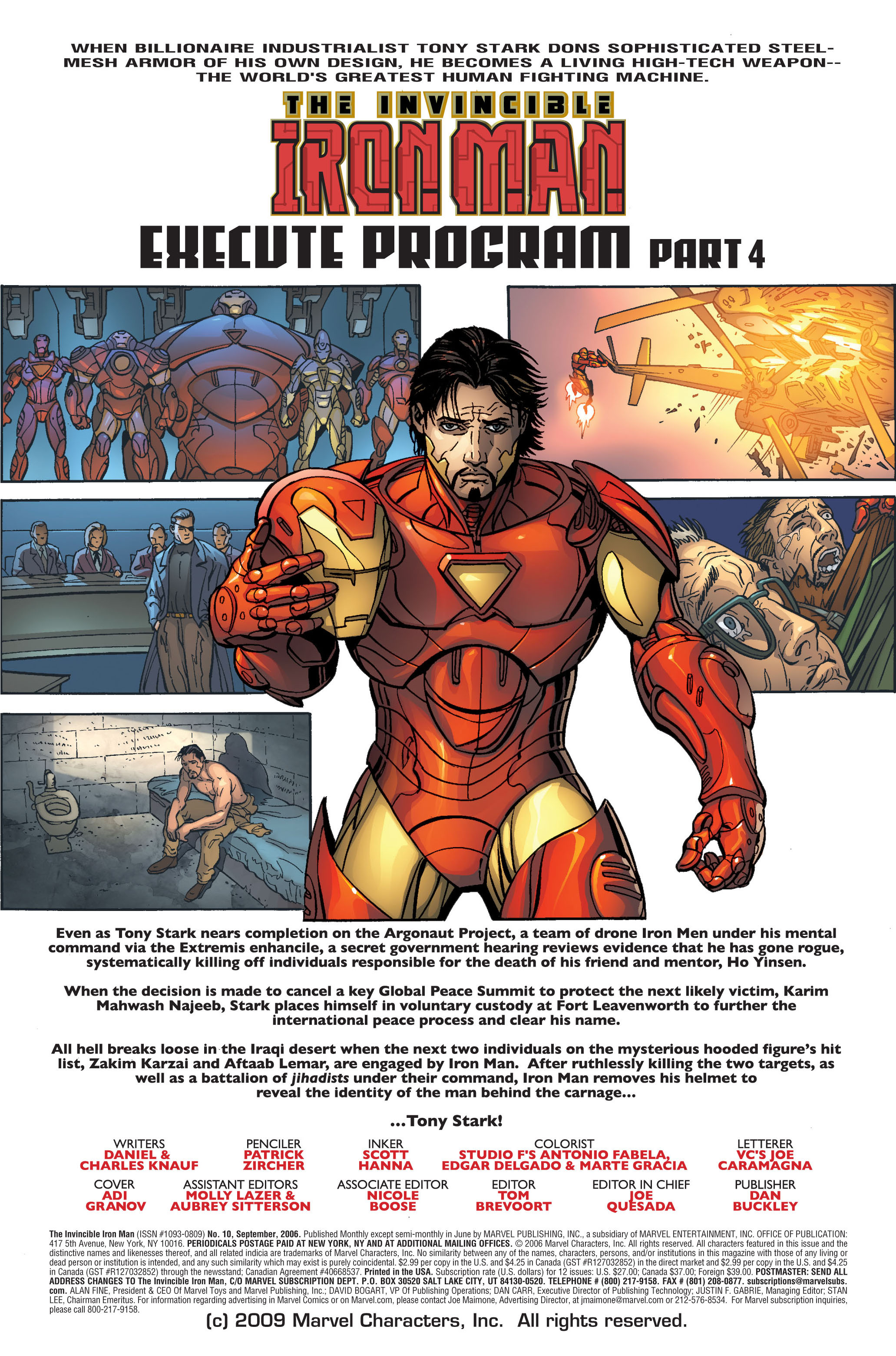 Read online Iron Man (2005) comic -  Issue #10 - 2