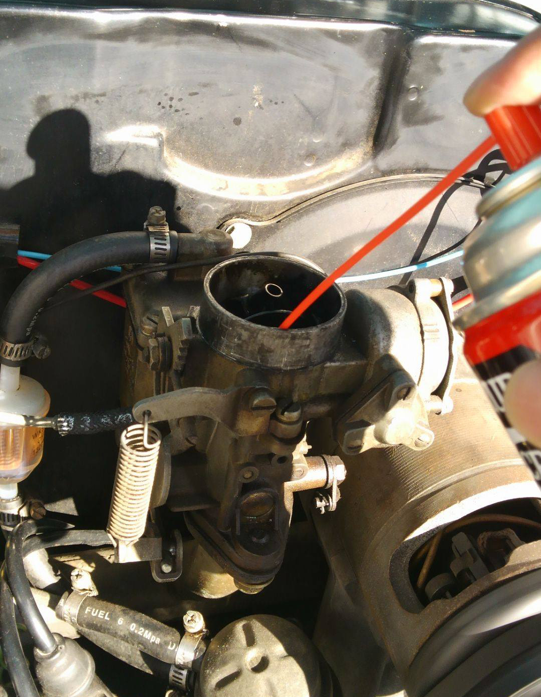 青カブト日記: 空冷ビートル キャブレーター清掃！VW type1 carburetor cleaning