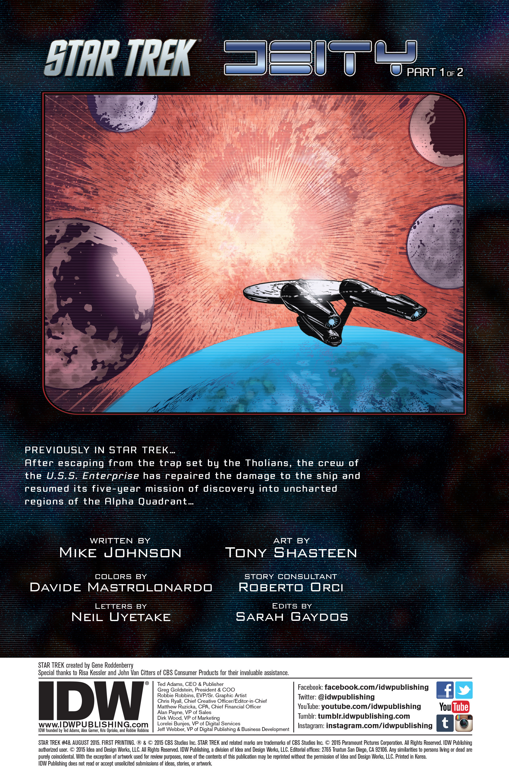 Read online Star Trek (2011) comic -  Issue #48 - 2