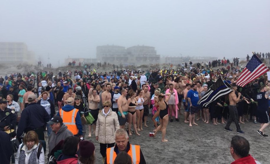 Wildwood 365 Another huge turnout for today's Polar Plunge in North