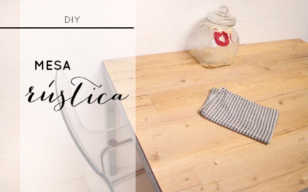DIY ~ Mesa rústica de madera