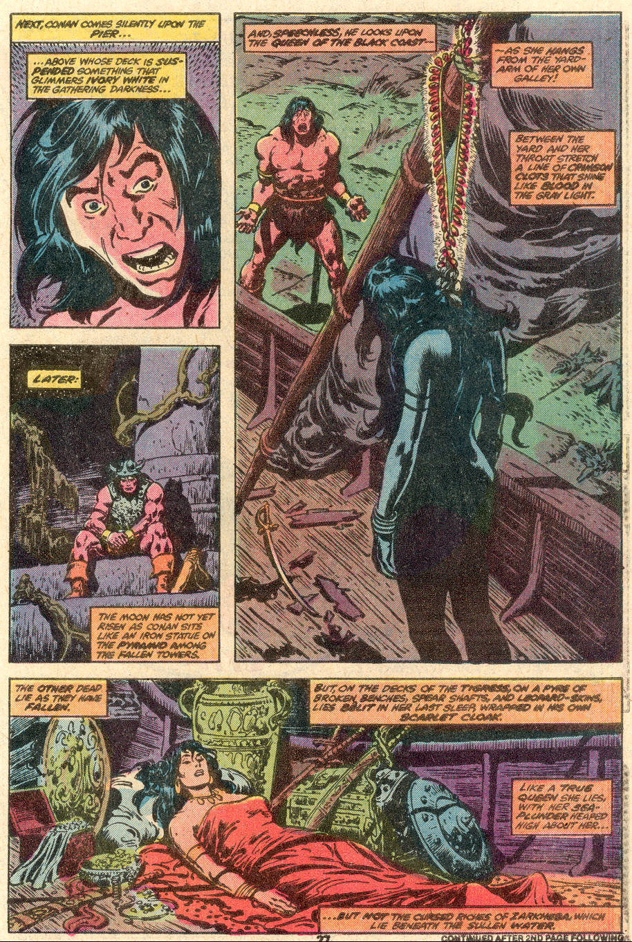 Read online Conan the Barbarian (1970) comic -  Issue #100 - 22