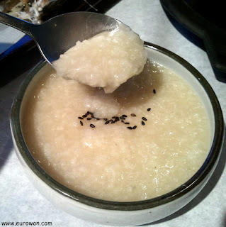 El jeongbokjuk son gachas de arroz con abulón