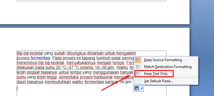 Cara Menyalin Tulisan dari ke Word Supaya Rapi