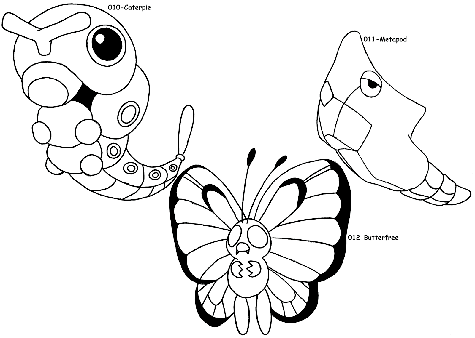 10 Adorable Caterpie Pokemon Coloring Pages for Creative Fun