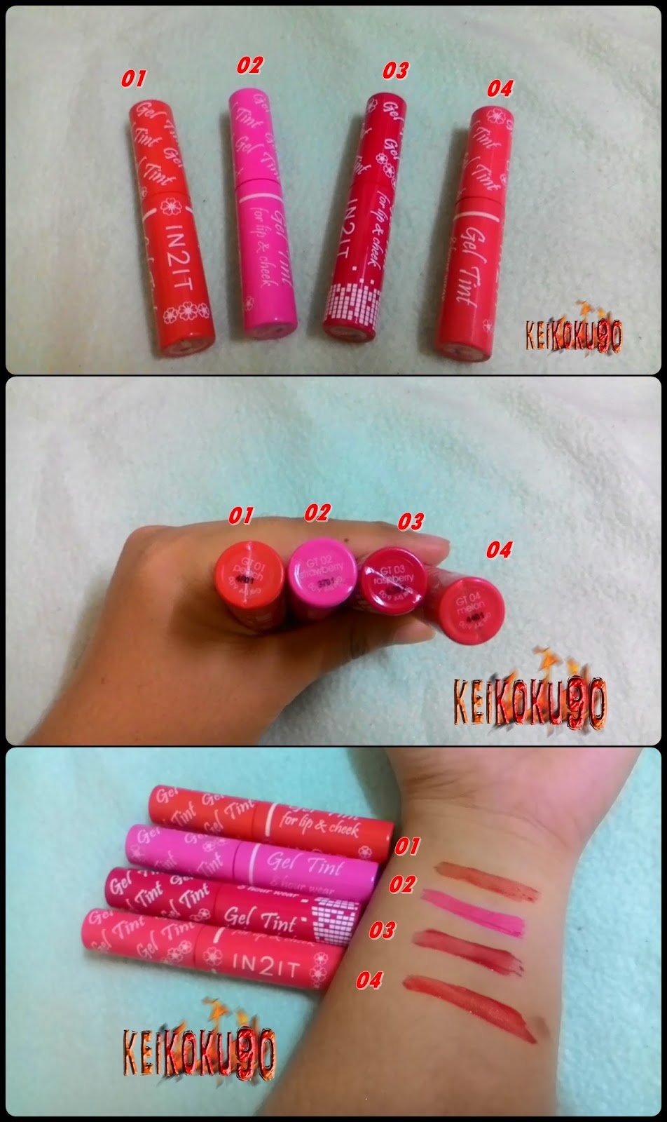 Makeup Review Swatch Gel LipTint (In2It)