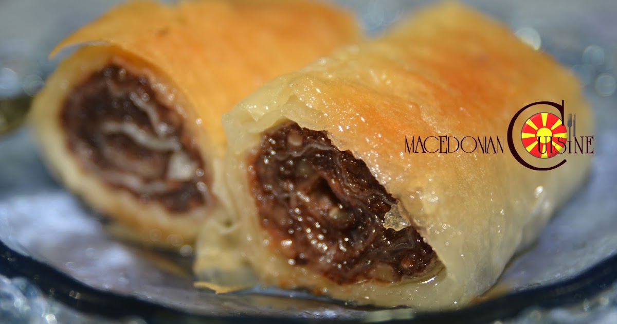 ROLLED BAKLAVA (MY MOM'S RECIPE) Macedonian Cuisine