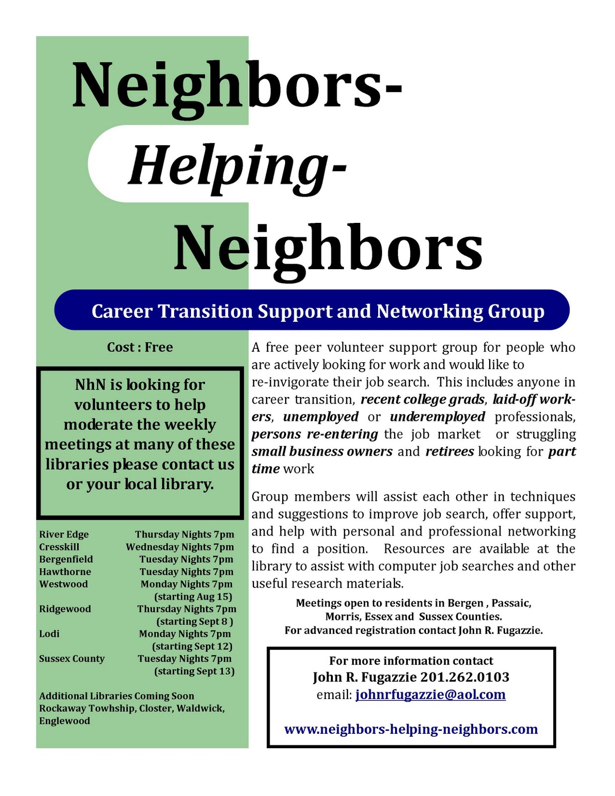  Neighbors helping Neighbors