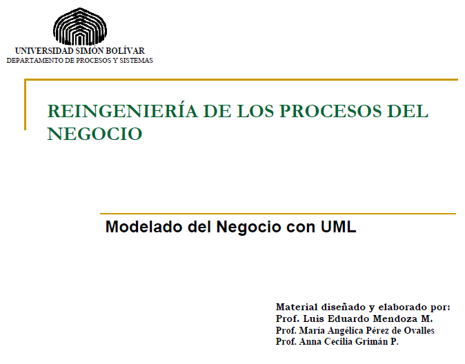 Modelado del Negocio con UML | Blog de Ingeniería