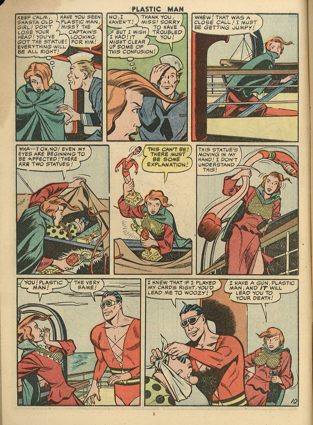 Read online Plastic Man (1943) comic -  Issue #28 - 12