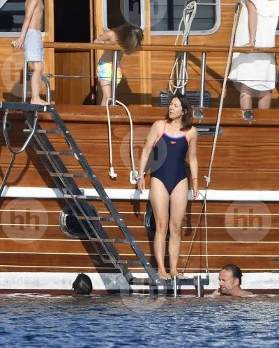 Crown Princess Mary, Crown Prince Frederik, Prince Christian, Princess Isabella, Prince Vincent and Princess Josephine on holiday on a luxury yacht in Kos island of Greece