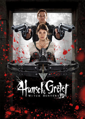 Cartel de Hansel y Gretel: Cazadores de Brujas, en inglés