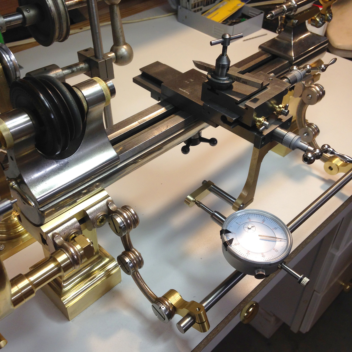 MOWRER WW LATHE TOOLS Accessory Rail for Watchmakers Lathe