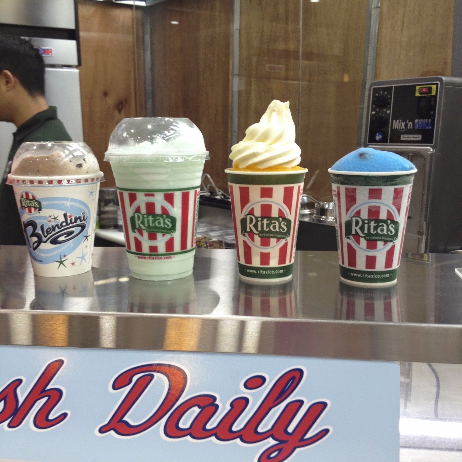Rita's Italian Ice Ice. Custard. HAPPINESS!