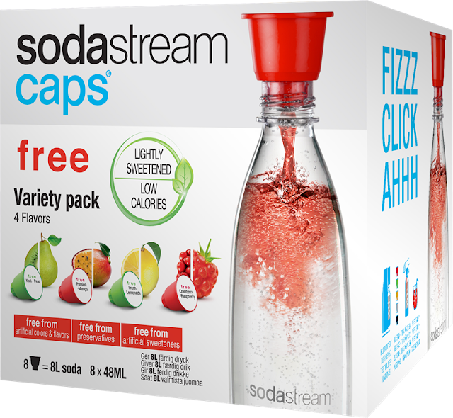 Новые сиропы Sodastream и Sodastream Caps Free