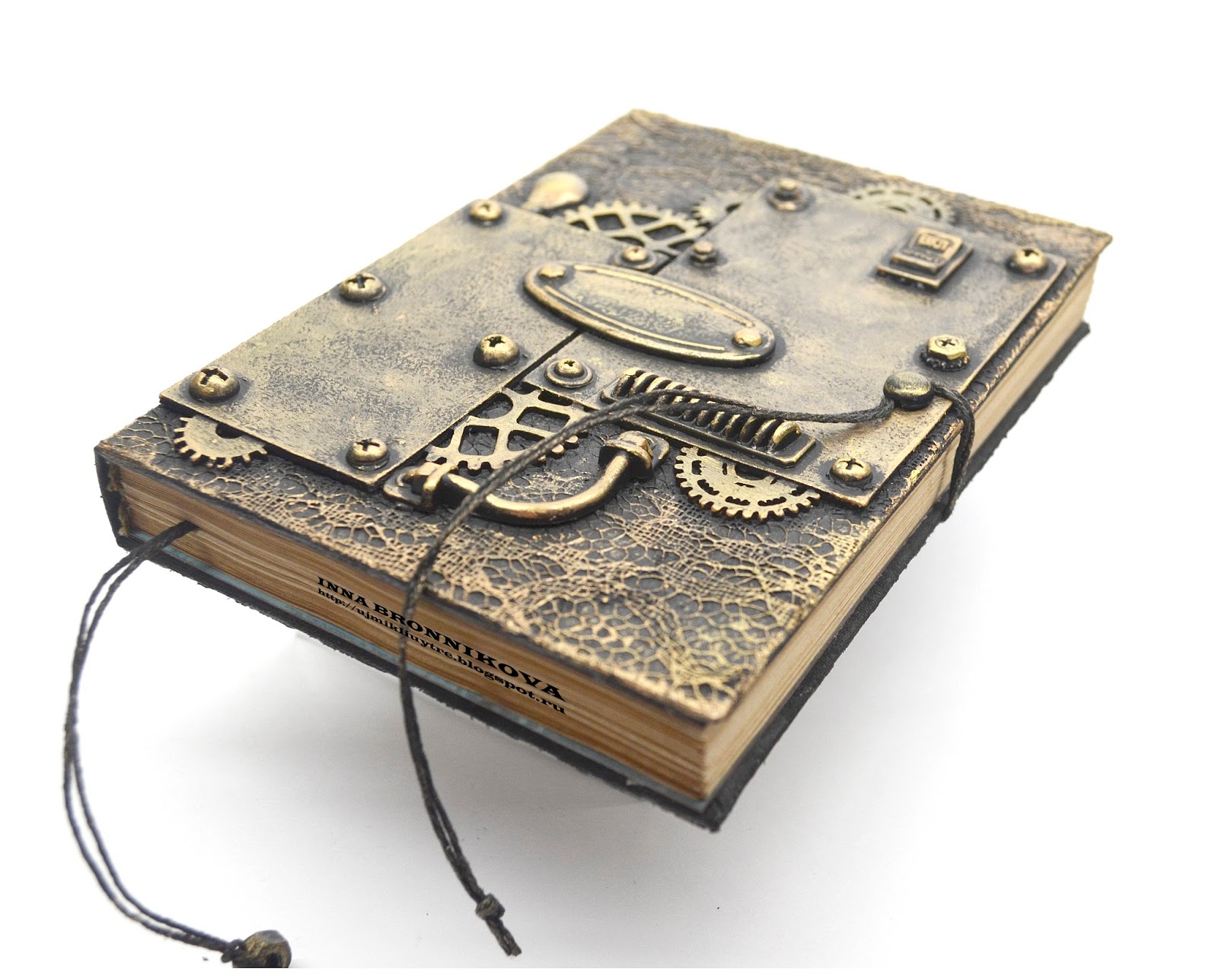 Блокнот в стиле стимпанк