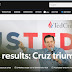 Ted Cruz le gana a Trump en el caucus republicano de Iowa