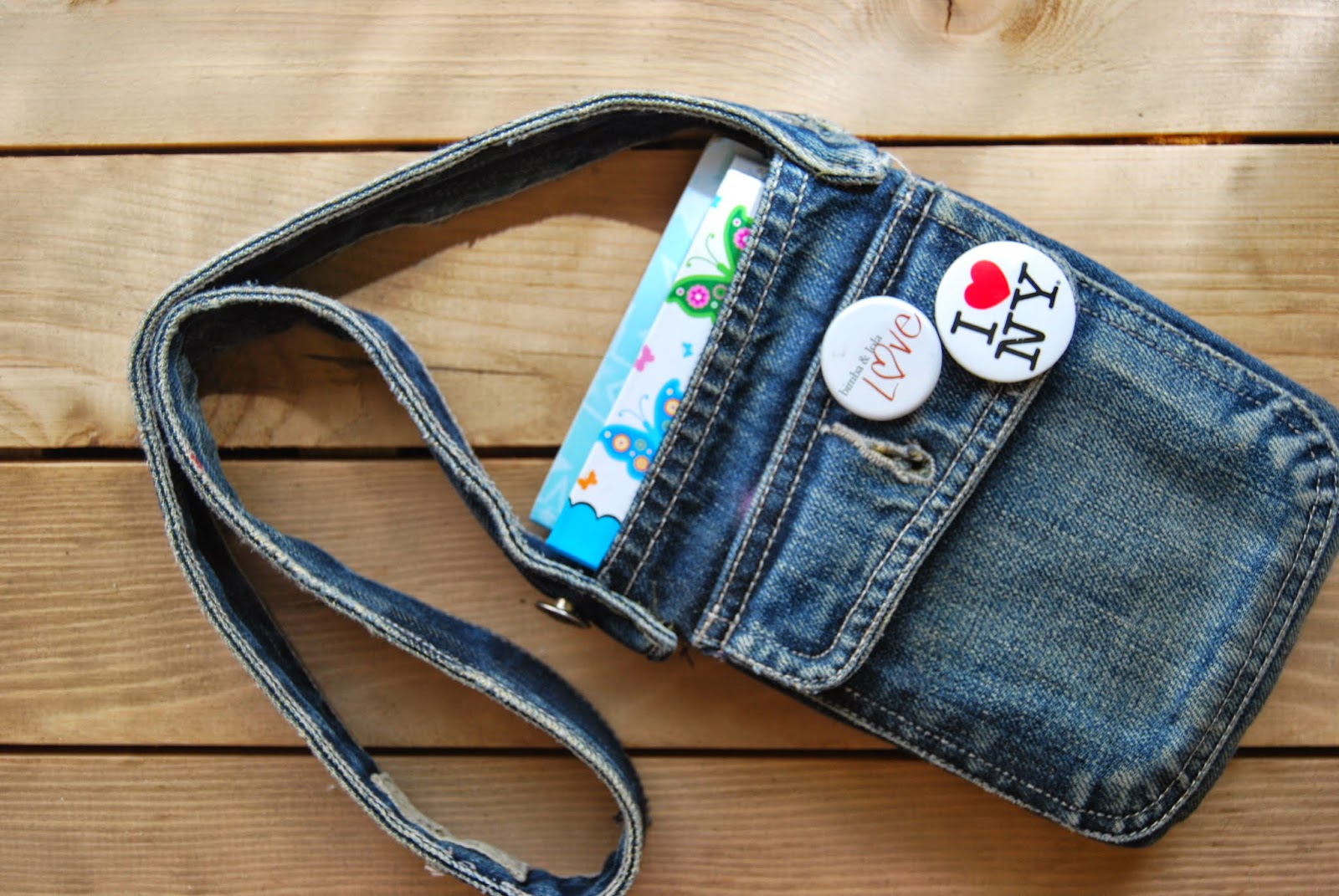 SO Upcycling con Vaqueros 2. Bolso Denim bag for kids.