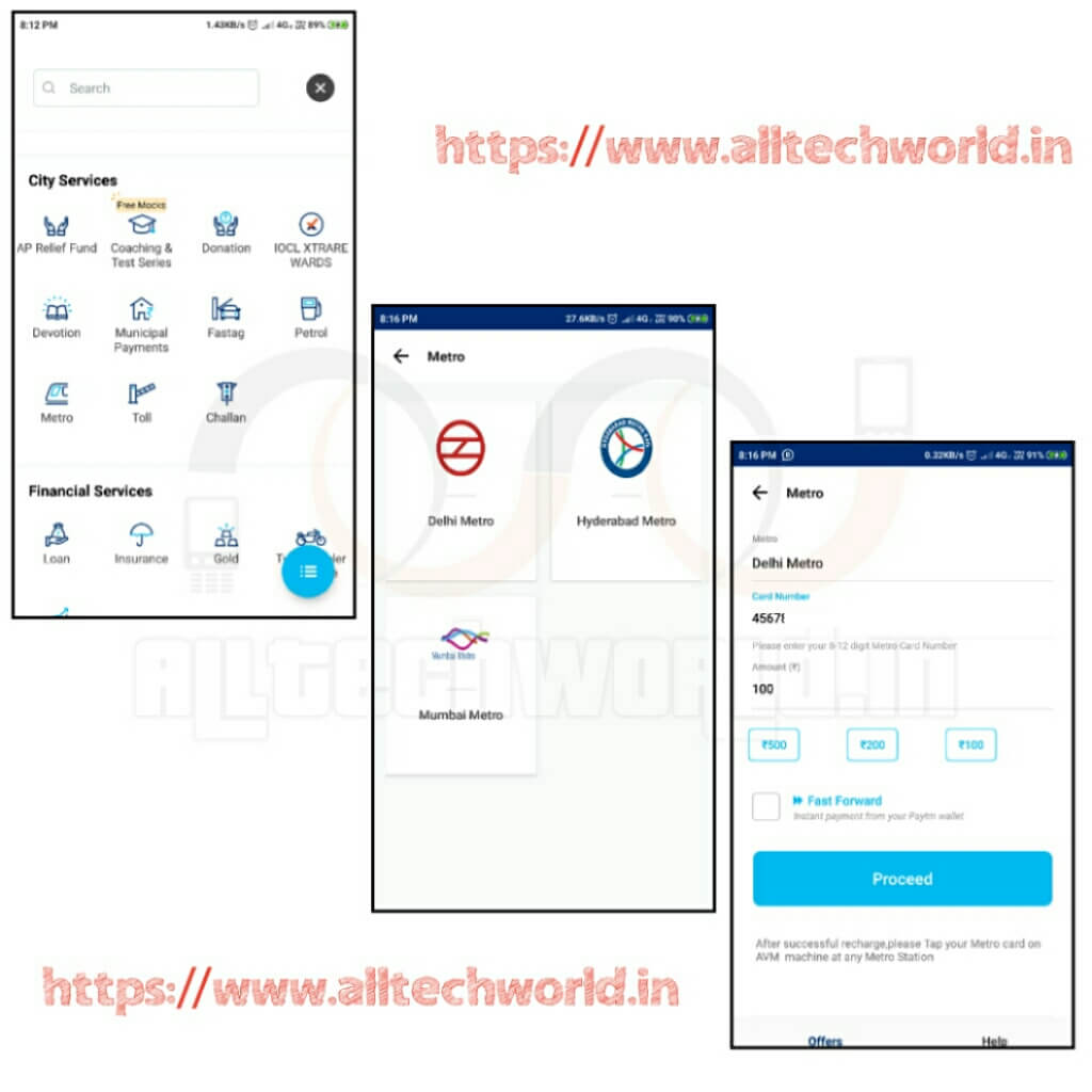 How To Recharge Metro Card Using Paytm How To Recharge Metro Card Using Paytm