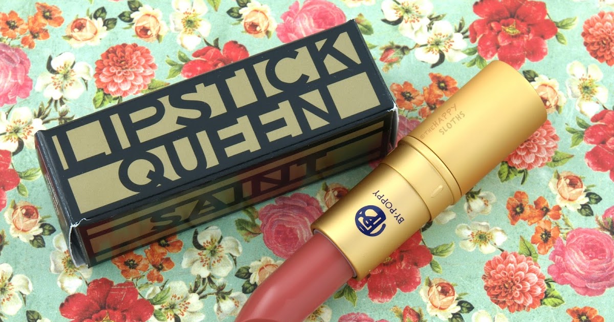 Lipstick Queen Saint Lipstick in "Pinky Nude" Review and Swatches