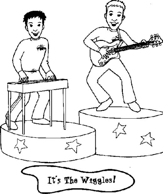 The Wiggles Coloring Pages Coloring Pages