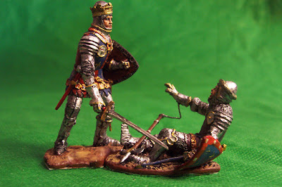 Figurino Henry V uccide John Duca di Alencon