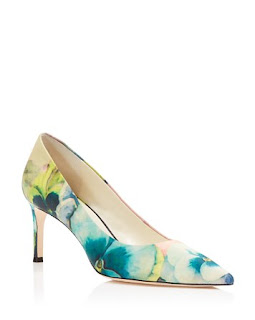 Bettye Muller's floral printed heels 