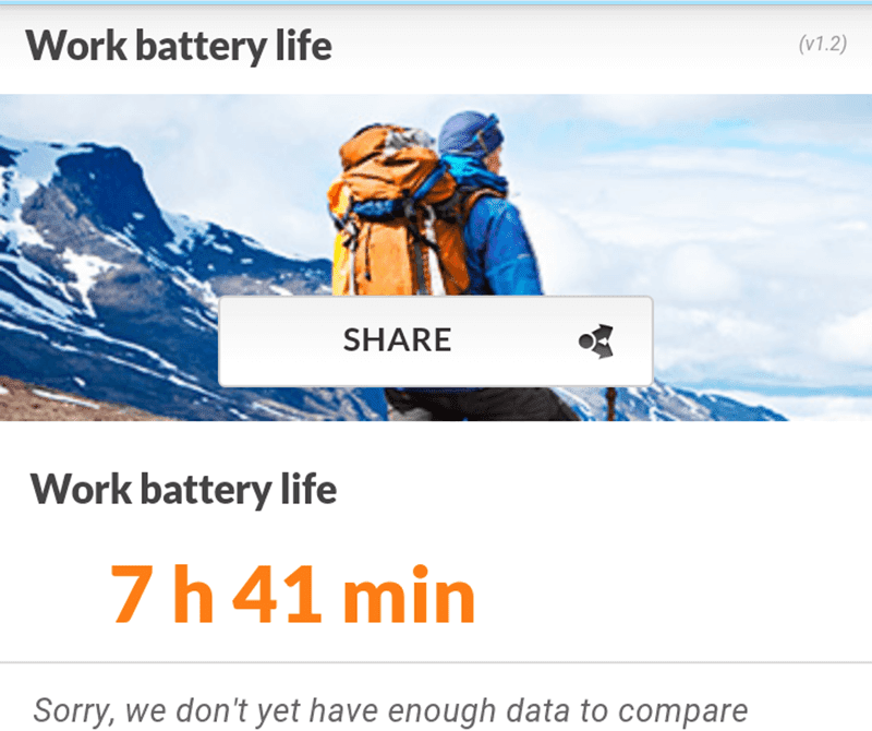 Battery life test