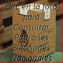 Elecciones Nacionales 2011 Padrones