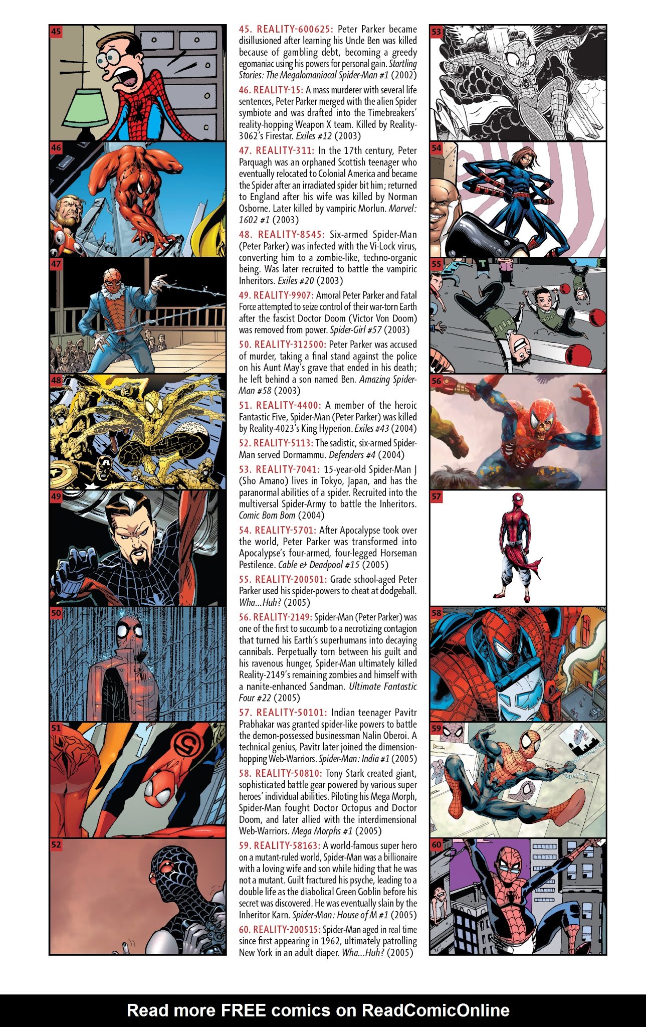Read online Spider-Geddon Handbook comic -  Issue # Full - 44