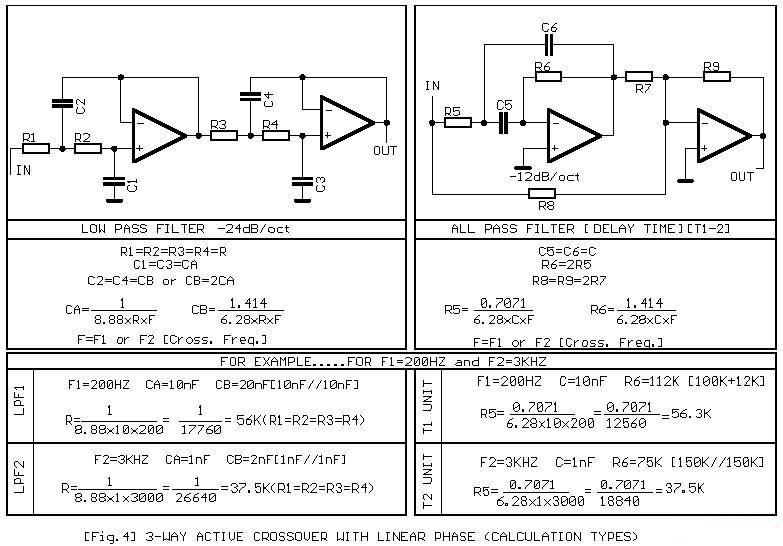 Simple 3-Way Active Crossover Circuit Diagram | Circuits Diagram Lab