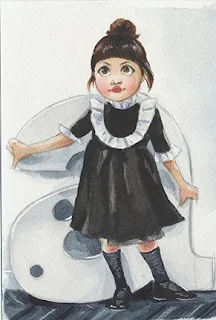 kid portrait, family artist, watercolor portrait, affordable portraits, affordable watercolor art