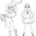 Download and Print Wonder Woman and Supergirl Super Hero High Coloring Page- Coloring Page Fun