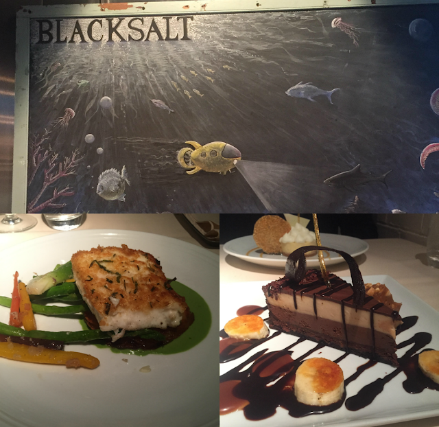 blacksalt dc blacksalt; dc; halibut; peanut butter cake