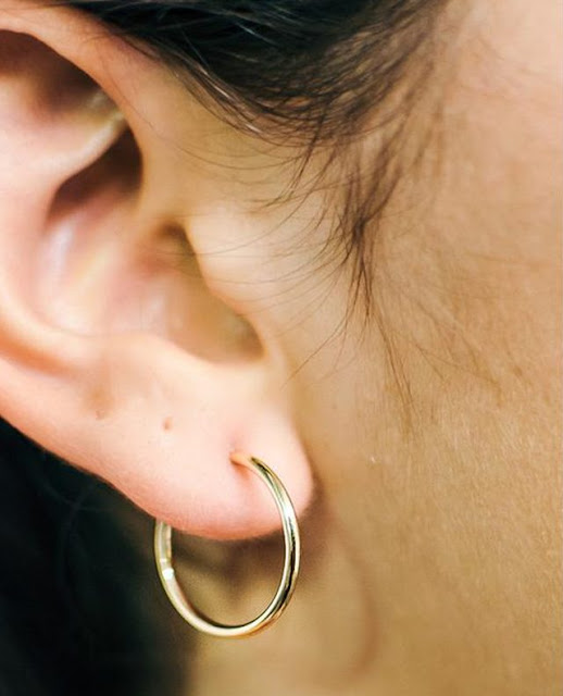 Endless Hoop Earrings, 17mm