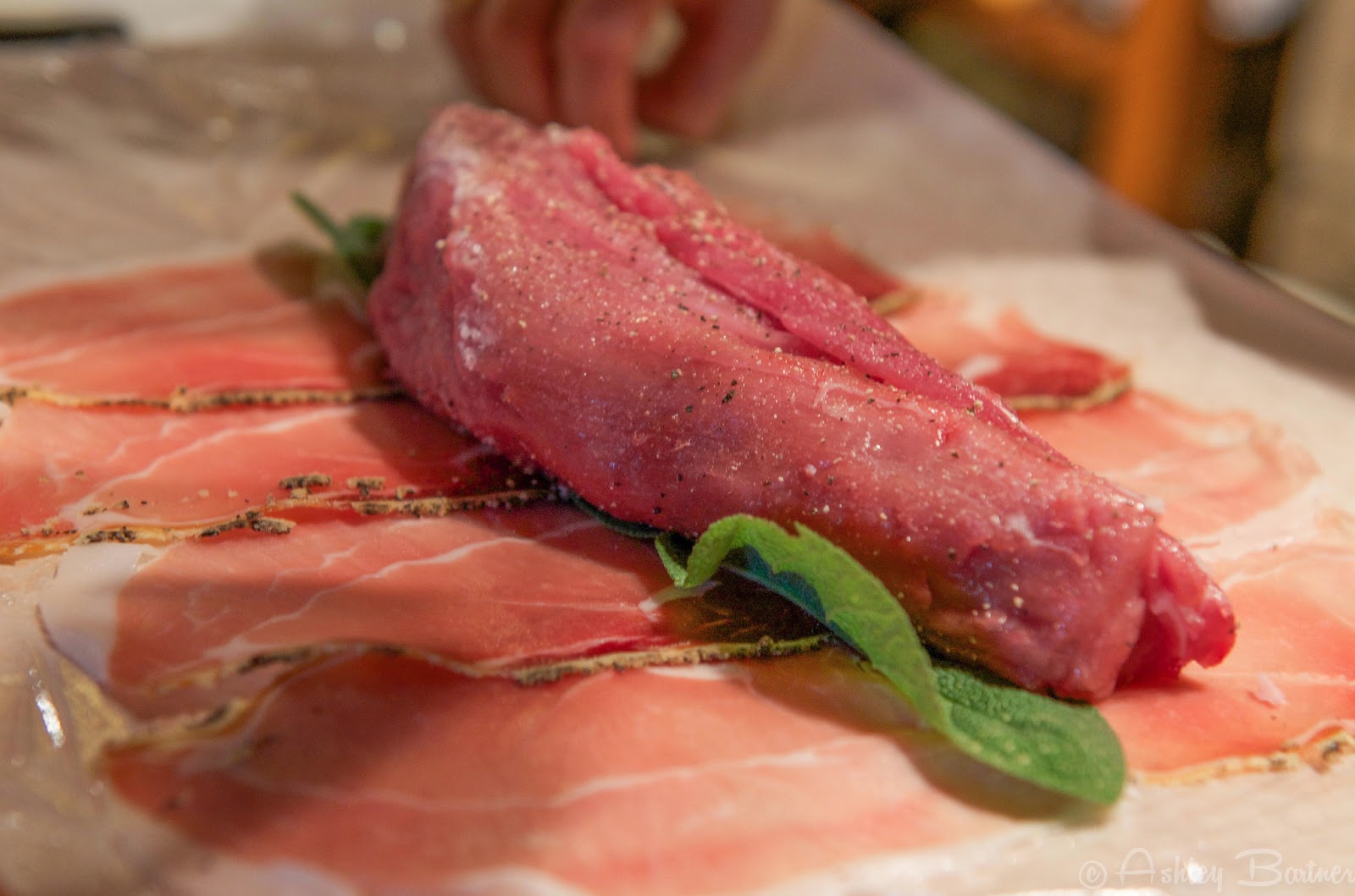 La Tavola Marche Recipe Box Prosciutto Wrapped Pork Tenderloin