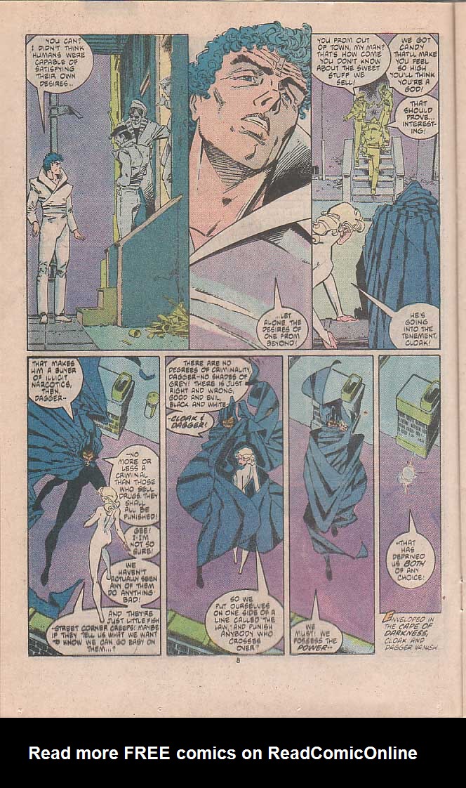 Read online Cloak and Dagger (1985) comic -  Issue #4 - 9