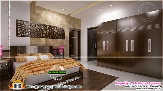 Master bedroom interior