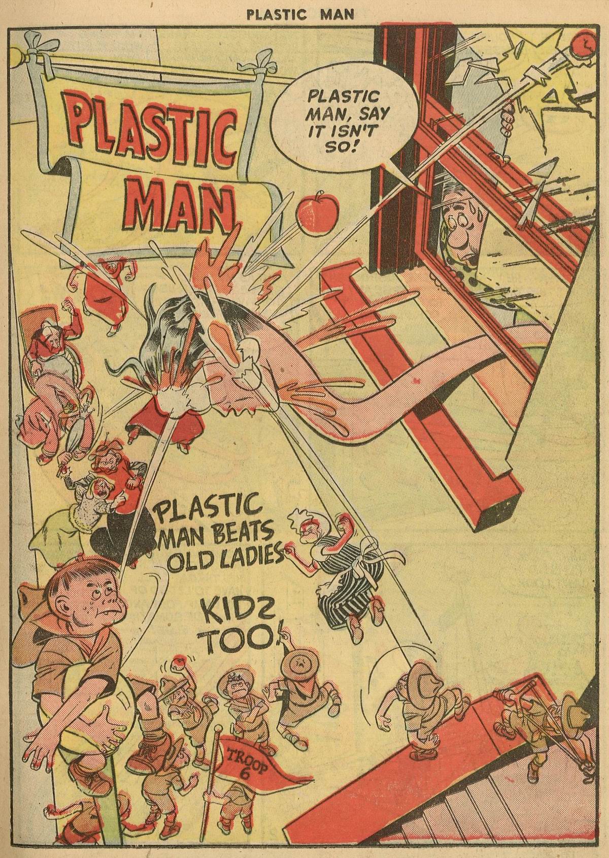 Read online Plastic Man (1943) comic -  Issue #16 - 16