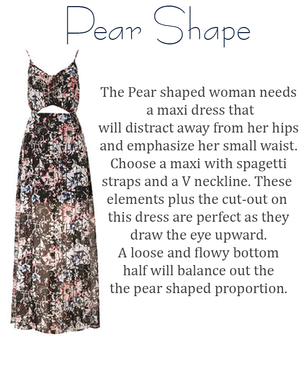 Maxi dresses for different body types