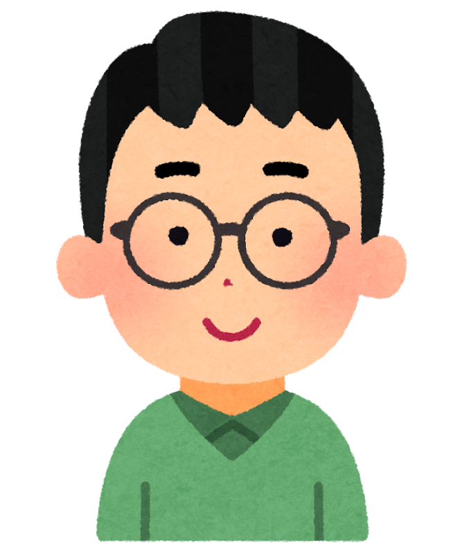 眼鏡をかけた男性のイラスト 丸メガネ かわいいフリー素材集 いらすとや