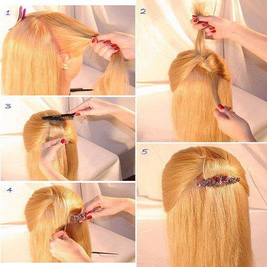 Best Quick and Simple Hairstyle Pics Tutorial ~ Pak Fashion
