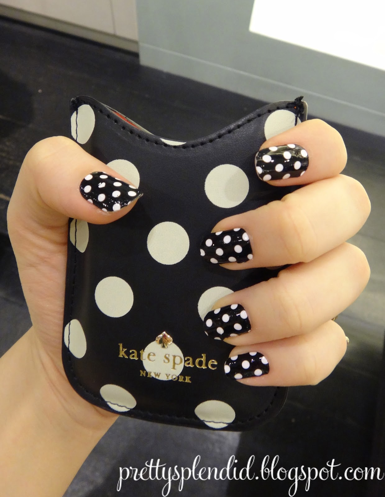 pretty splendid Kate Spade Nail Decals with Tutorial