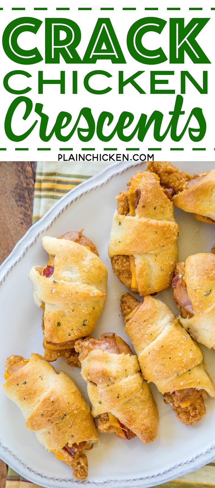 Crack Chicken Crescents Plain Chicken®
